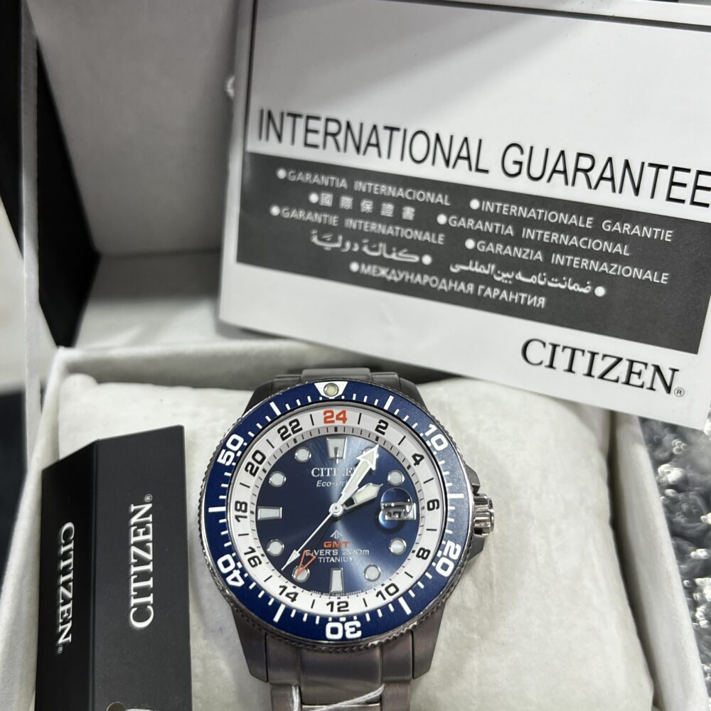 CITIZEN Eco-Drive Titanium BJ7111-86L Blue Dial Japan Mens – photo 2