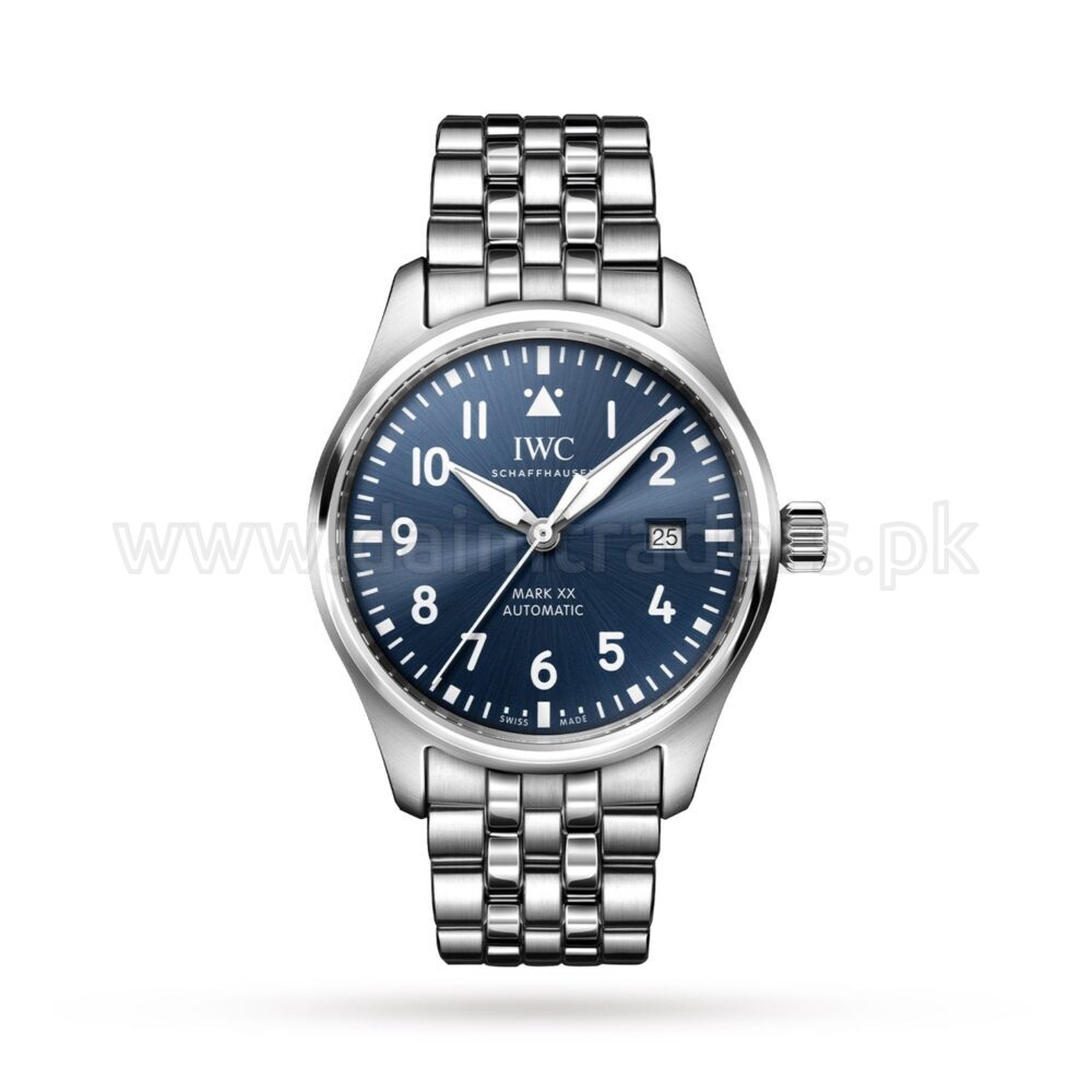 IWC Pilot's Watch Mark XX IW328204 Blue Dial Automatic Swiss Mens
