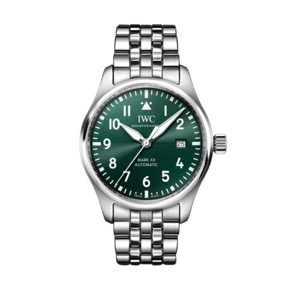 IWC Pilot's Watch Mark XX IW328206 Green Dial 40mm Automatic Swiss Mens