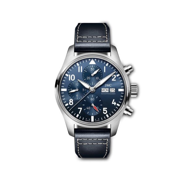 IWC Pilot's Watch Chronograph 41 IW388101 Blue Dial 41mm Automatic Swiss Mens