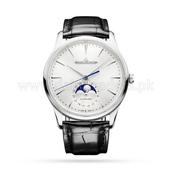 JAEGER-LECOULTRE Master Ultra Thin Moon Q1368430 Silver Dial Automatic Swiss Mens