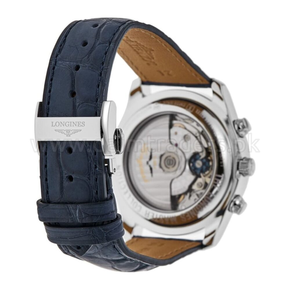 LONGINES Master Collection Chronograph Moonphase L2.773.4.71.2 Silver Dial Automatic Swiss Mens – photo 4