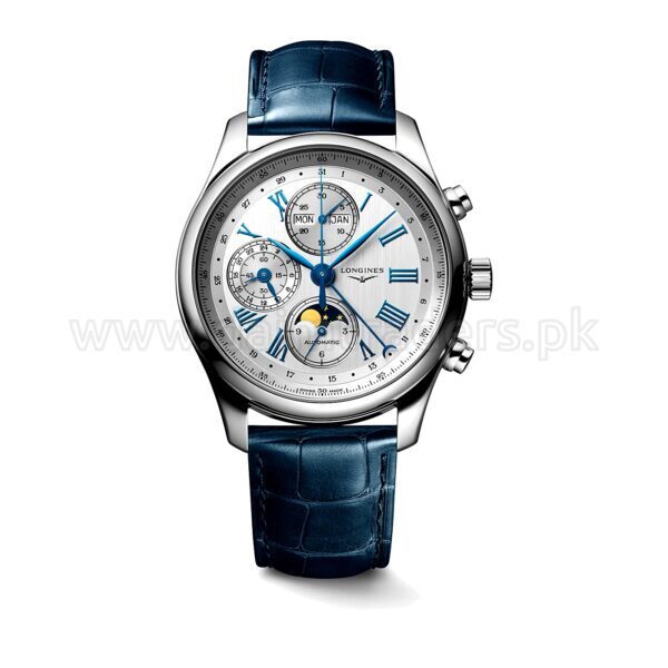 LONGINES Master Collection Chronograph Moonphase L2.773.4.71.2 Silver Dial Automatic Swiss Mens