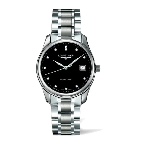 LONGINES Master Collection L2.518.4.57.6 Black Diamond Dial 36mm Automatic Swiss Mens