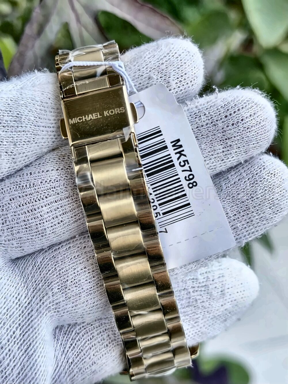 Michael Kors Mini Bradshaw MK5798 Champagne Dial Gold-Tone 36mm Chronograph Quartz Ladies – photo 3