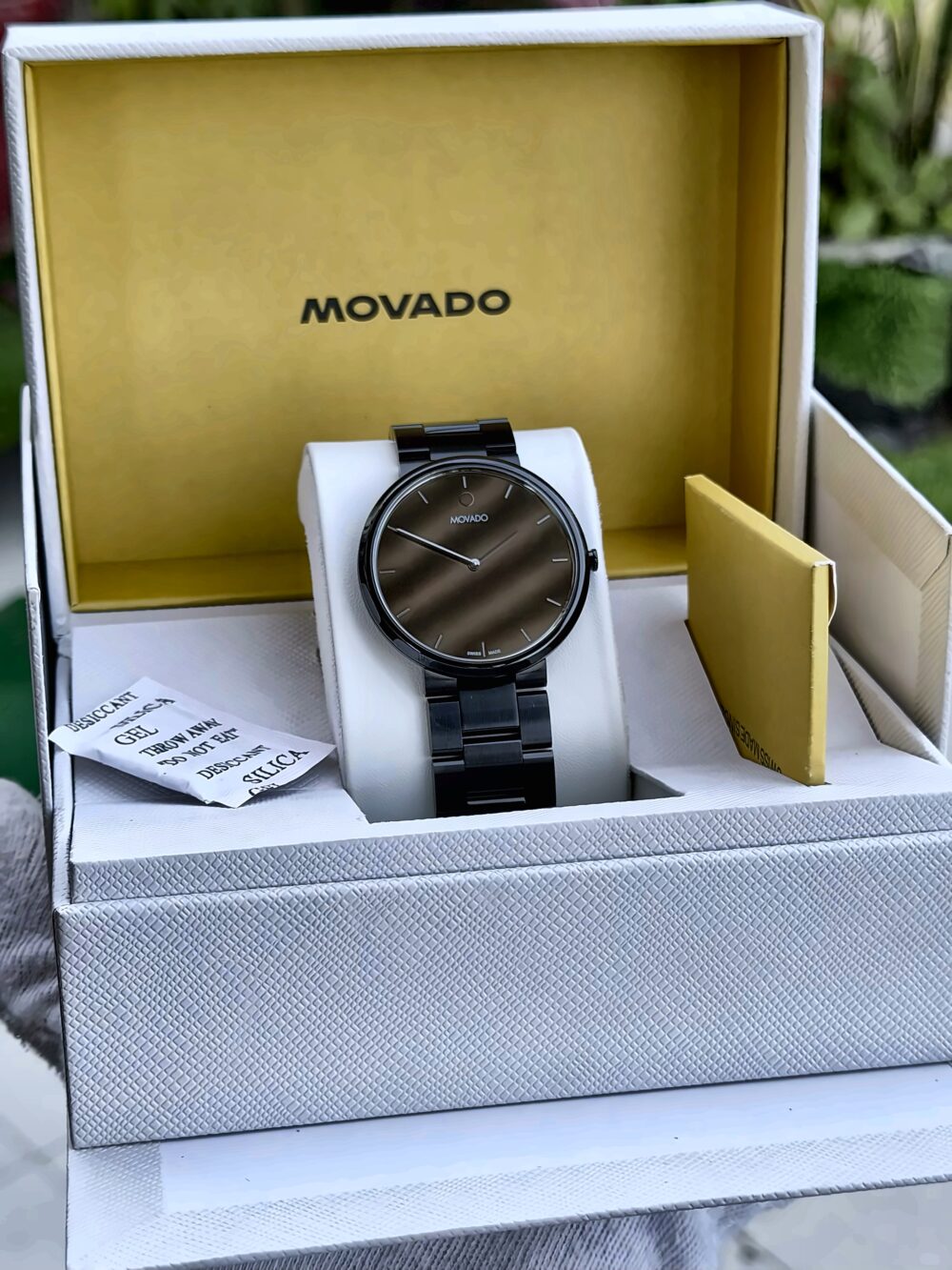 Movado Infinio 0607710 Black PVD Quartz Swiss Mens – photo 2