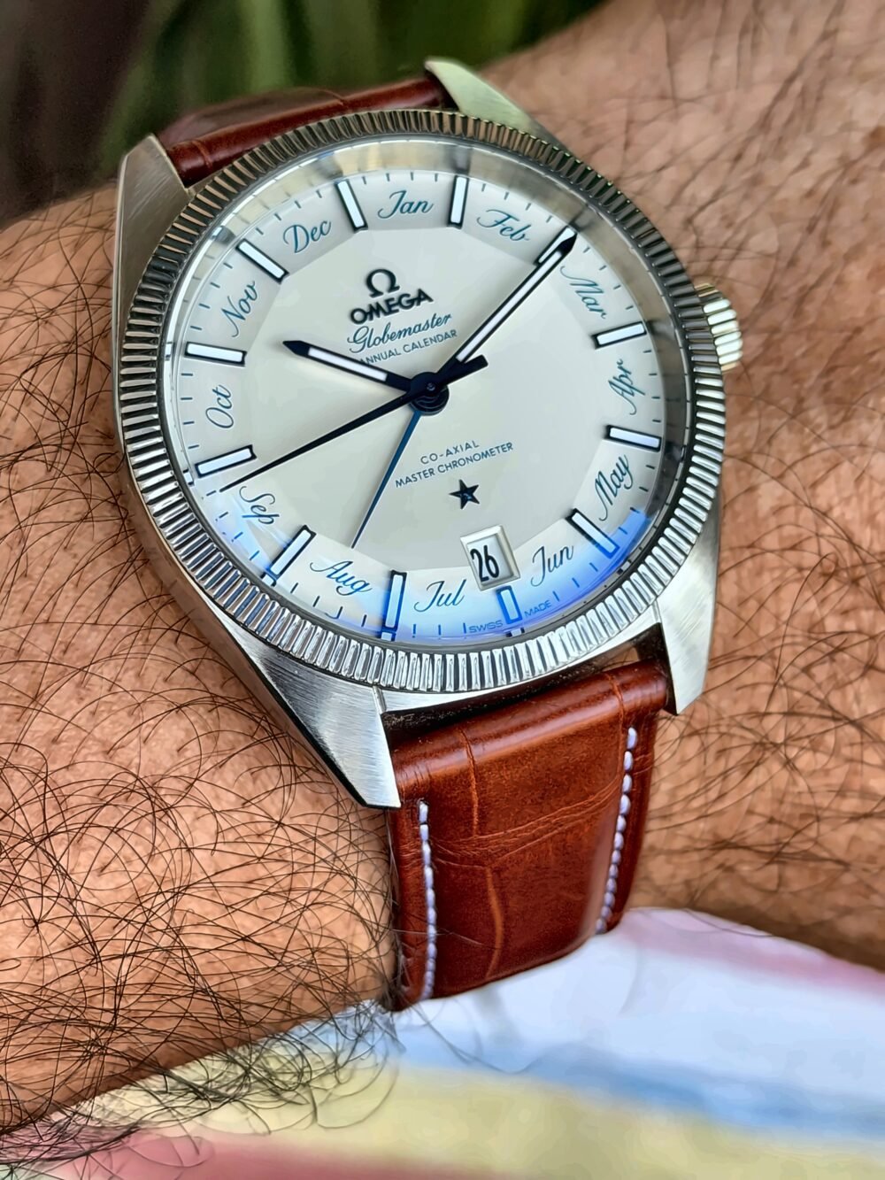 Omega Constellation Globemaster Annual Calendar 130.33.41.22.02.001 Silver Dial 41mm Automatic Swiss Mens – photo 3