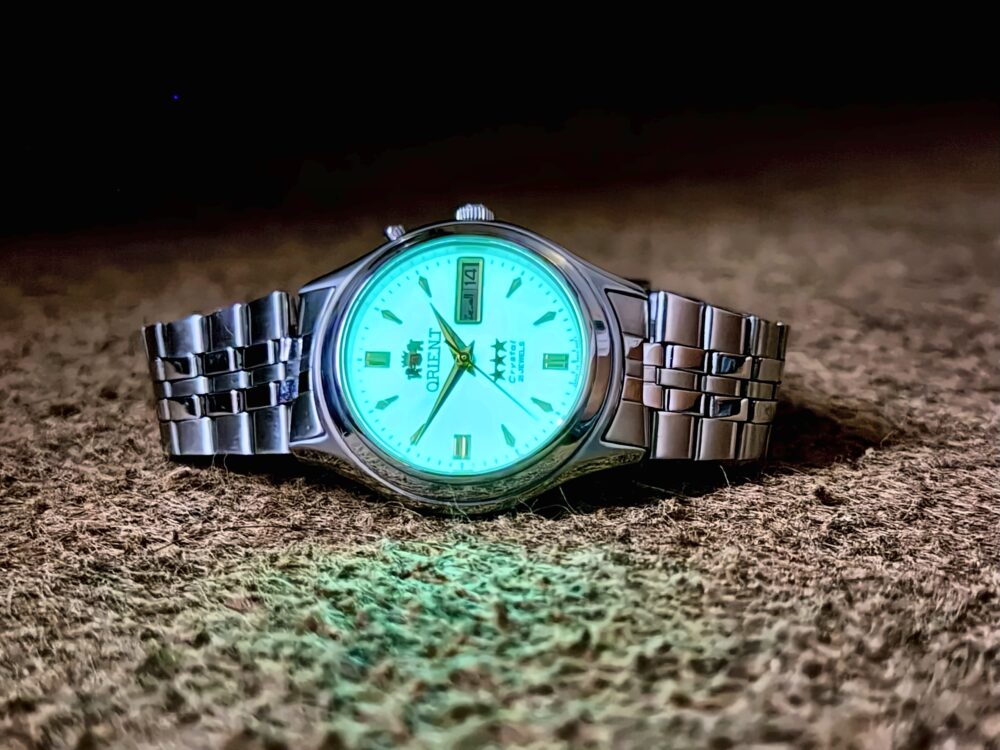 ORIENT 3 Star Crystal 469WA2 Lume Dial Day Date 37mm Automatic Japan Mens – photo 4