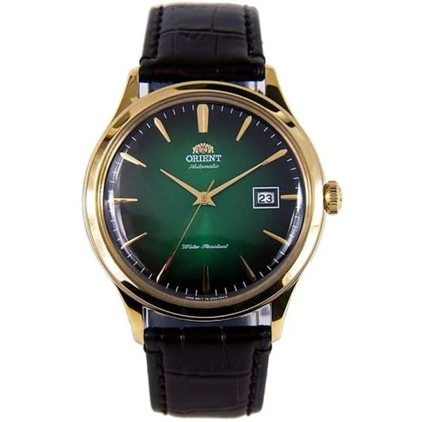 ORIENT Bambino Version 4 FAC08002F0 Green Dial Gold-Tone 42mm Automatic Japan Mens