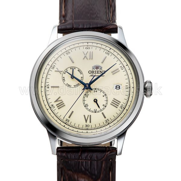 ORIENT Bambino Version 8 Day-Date RA-AK0702Y Cream Dial 40.5mm Automatic Japan Mens
