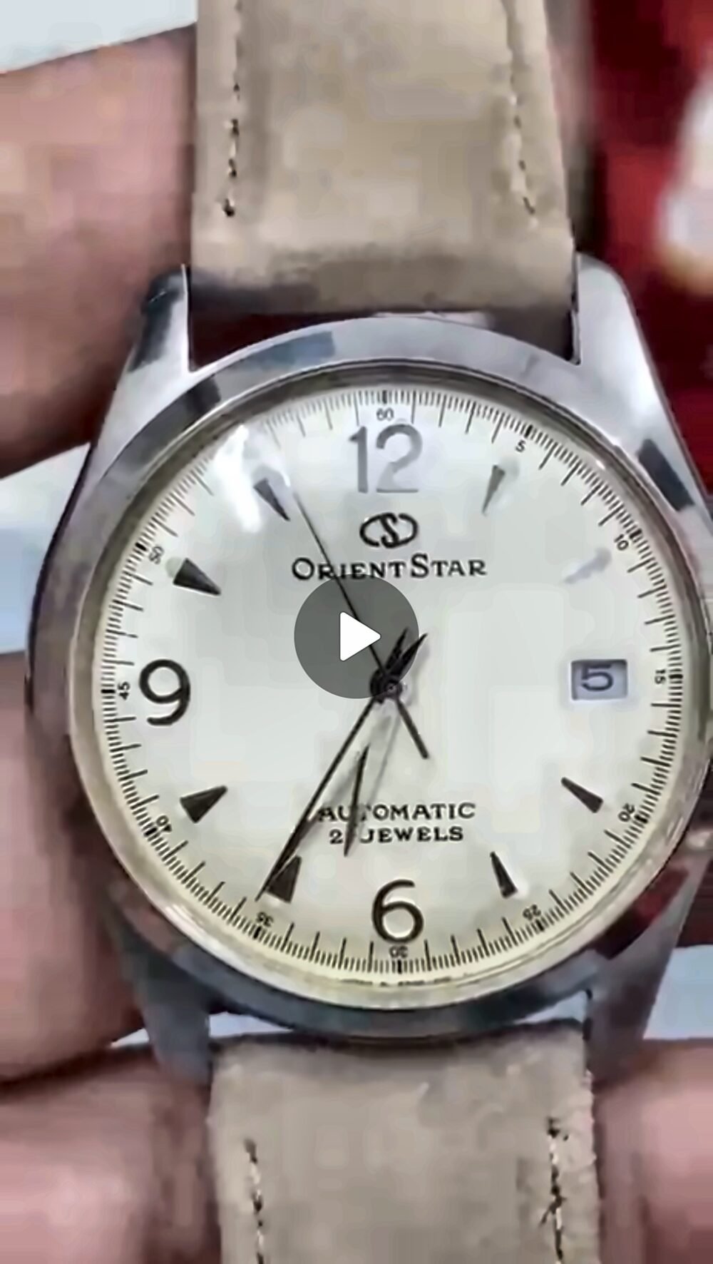 ORIENT STAR Automatic WZ0011ER Ivory Dial Date Japan Mens – photo 2