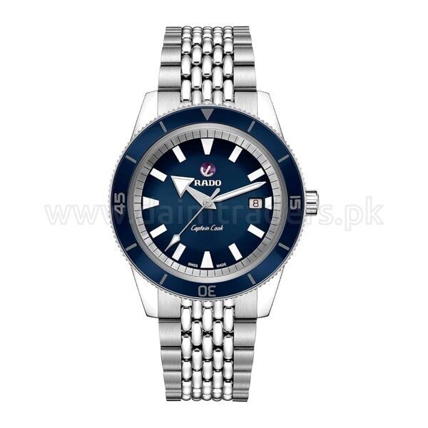 RADO Captain Cook Automatic R32505203 Blue Dial 42mm Swiss Mens