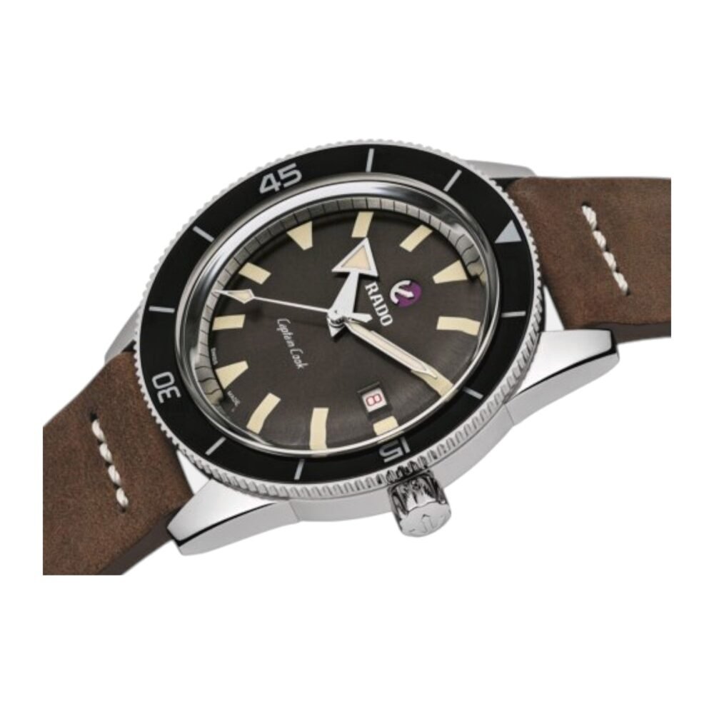 RADO Captain Cook Automatic R32505305 Brown Dial 42mm Swiss Mens – photo 2