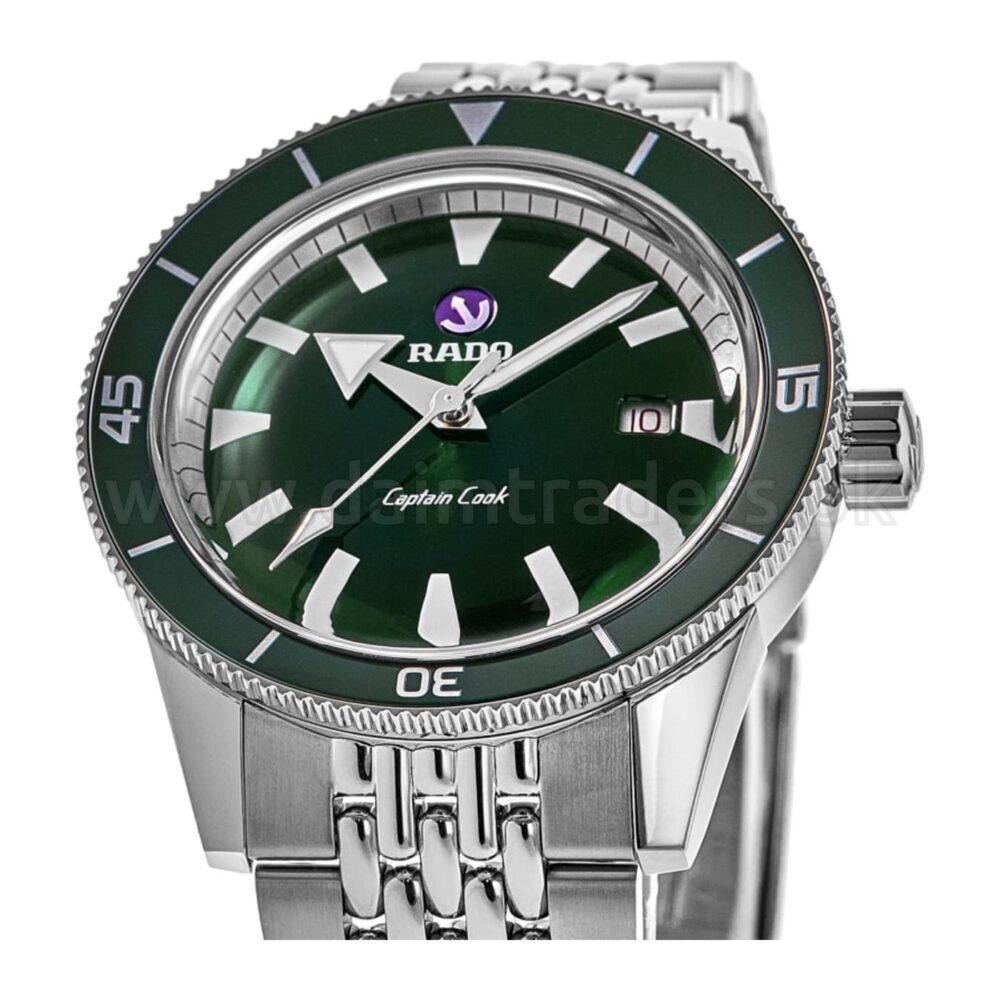 RADO Captain Cook Automatic R32505313 Green Dial 42mm Swiss Mens – photo 2