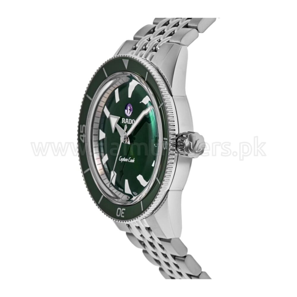 RADO Captain Cook Automatic R32505313 Green Dial 42mm Swiss Mens – photo 3