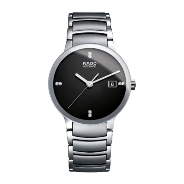 RADO Centrix Jubile Automatic R30939703 Black Dial Diamonds Swiss Mens