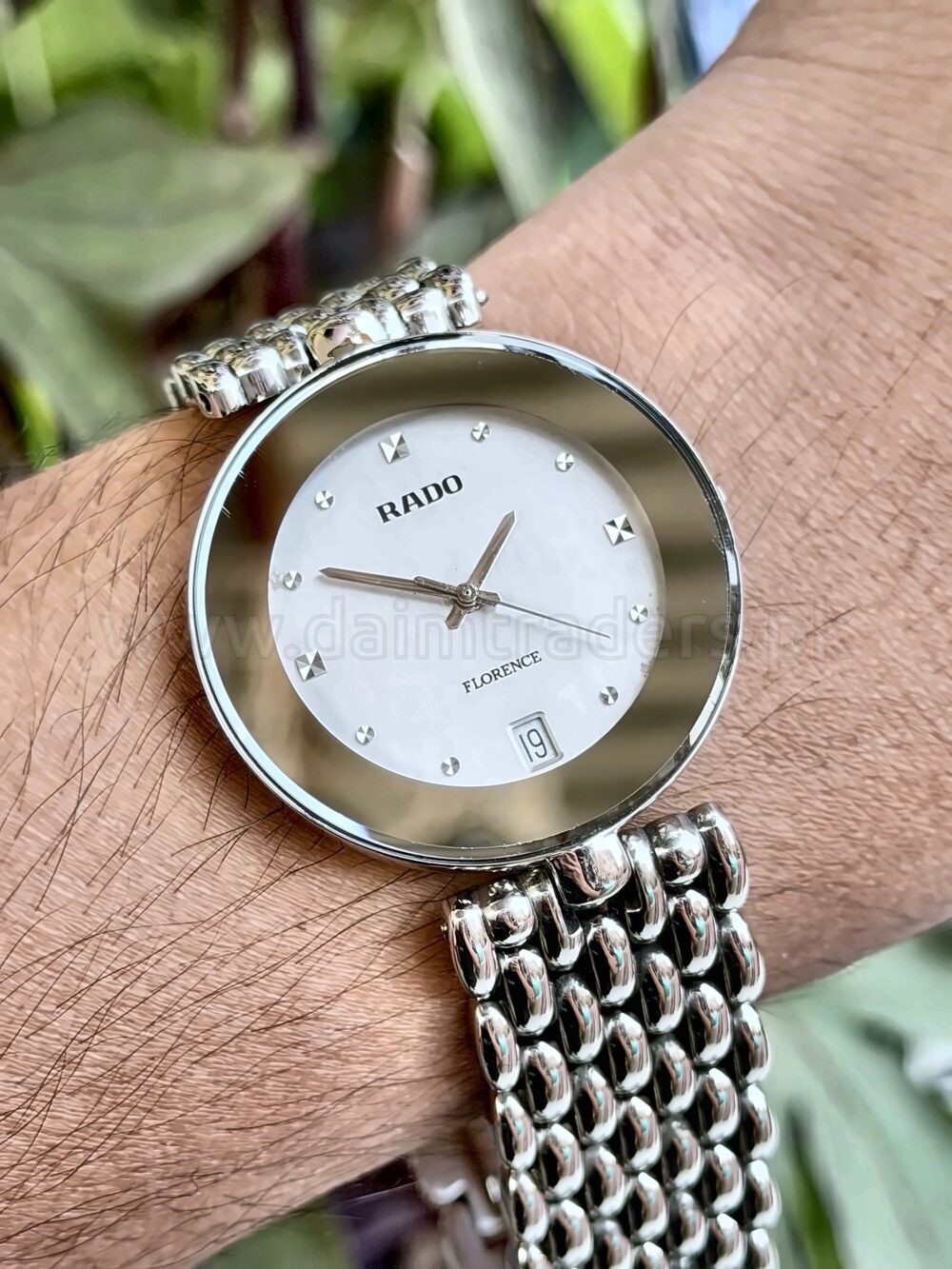 RADO Florence R48792103 Silver Dial Date Steel 35mm Quartz Swiss Mens – photo 2