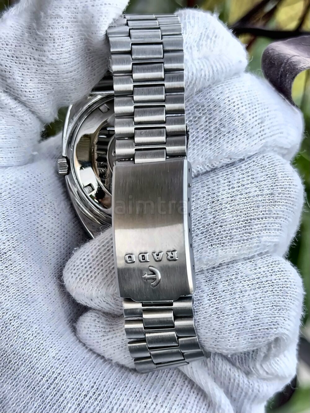 RADO Voyager Automatic 11814/1 Day Date Silver Dial Vintage Swiss Mens – photo 4