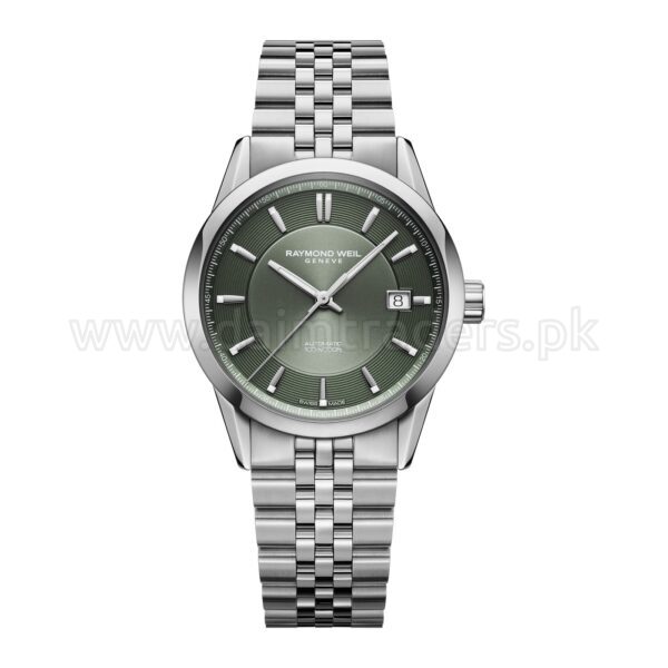 Raymond Weil Freelancer Automatic 2731-ST-52001 Olive Green Dial Swiss Mens