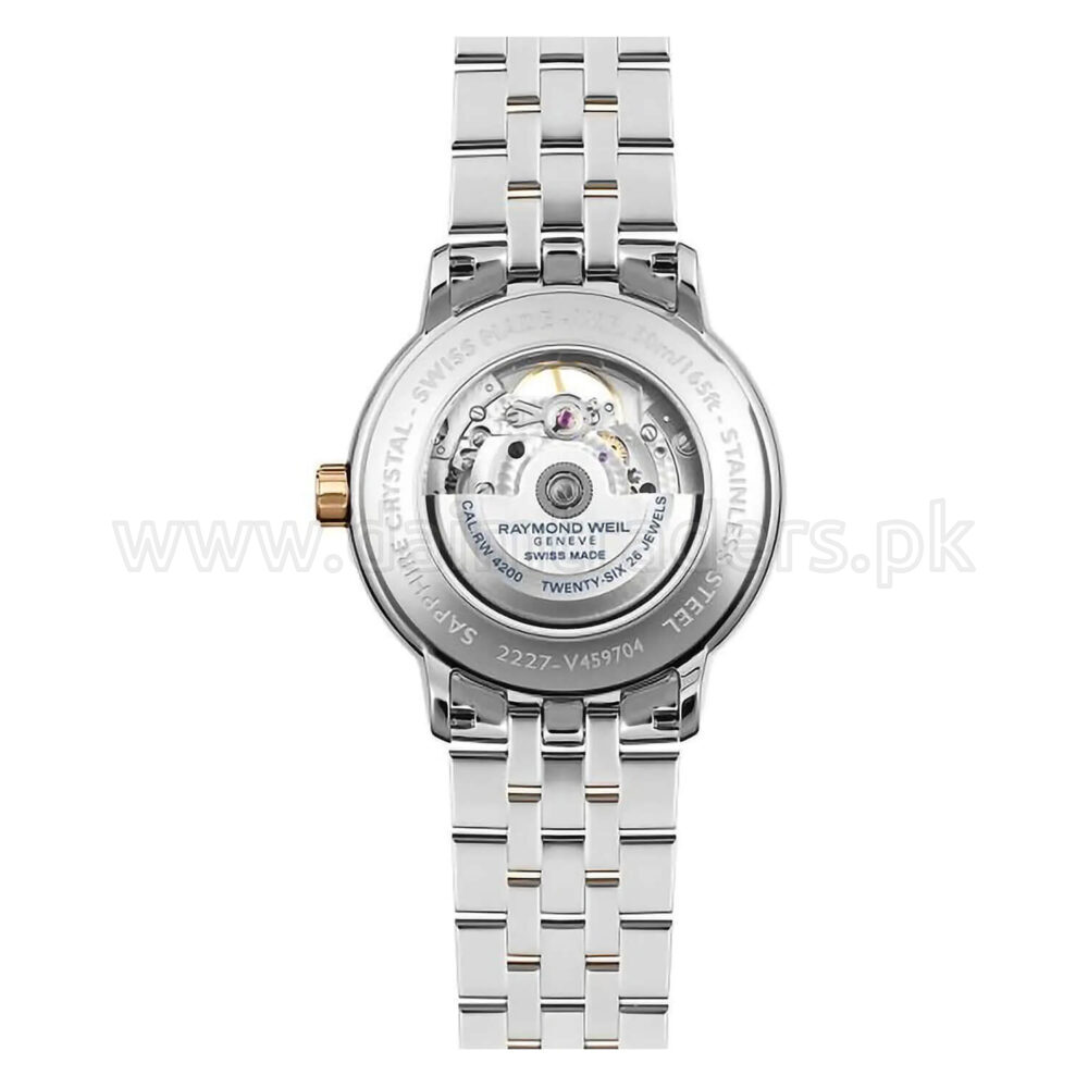 RAYMOND WEIL Maestro Open Heart 2227-SP5-20021 Black Dial Two-Tone 40mm Automatic Swiss Mens – photo 2