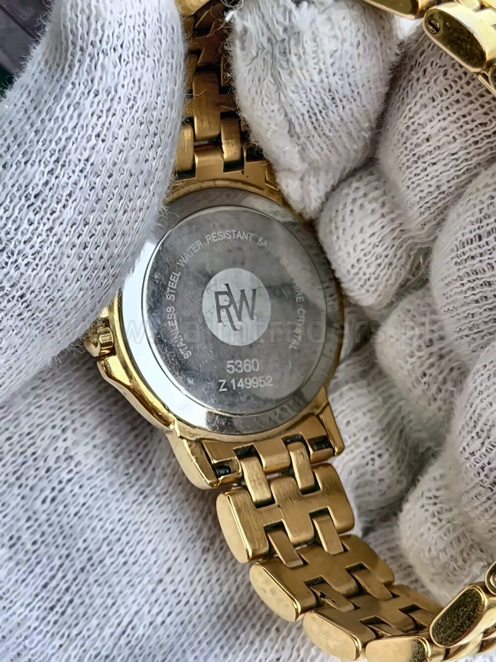 Raymond Weil Tango 5360 Champagne Diamond Dial Diamond Bezel 18k Gold Plated Quartz Swiss Ladies – photo 3
