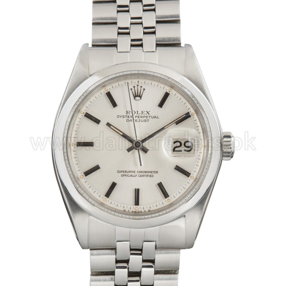 ROLEX Datejust 1600 Steel Smooth Bezel 36mm Automatic Swiss Mens