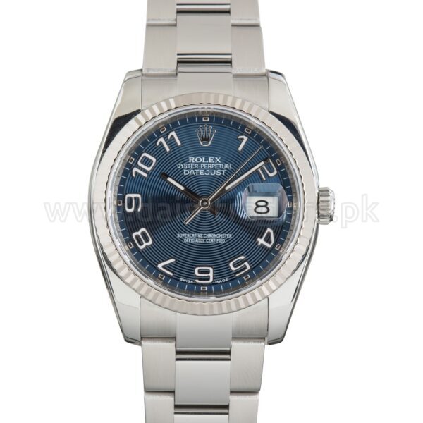 ROLEX Datejust 36 116234 Blue Dial Steel Automatic Swiss Mens