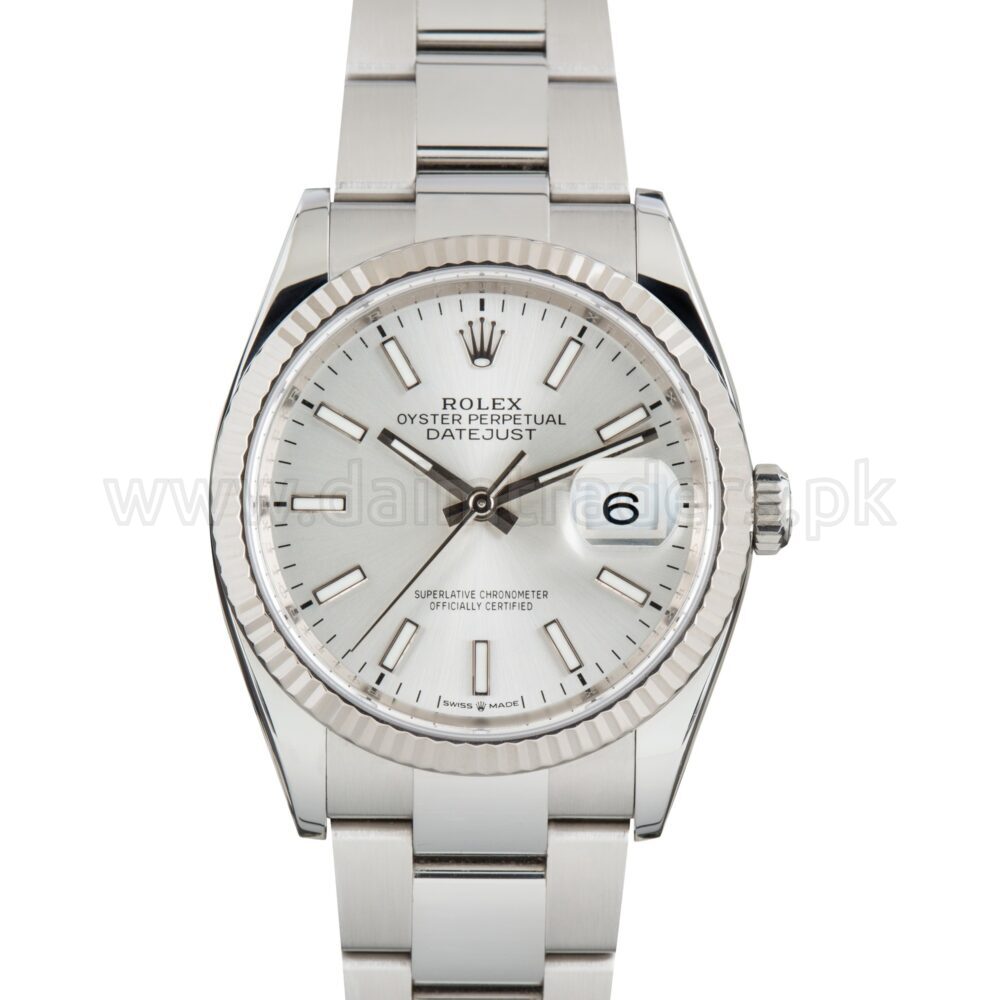 ROLEX Datejust 36 126234 Silver Dial Steel Automatic Swiss Mens