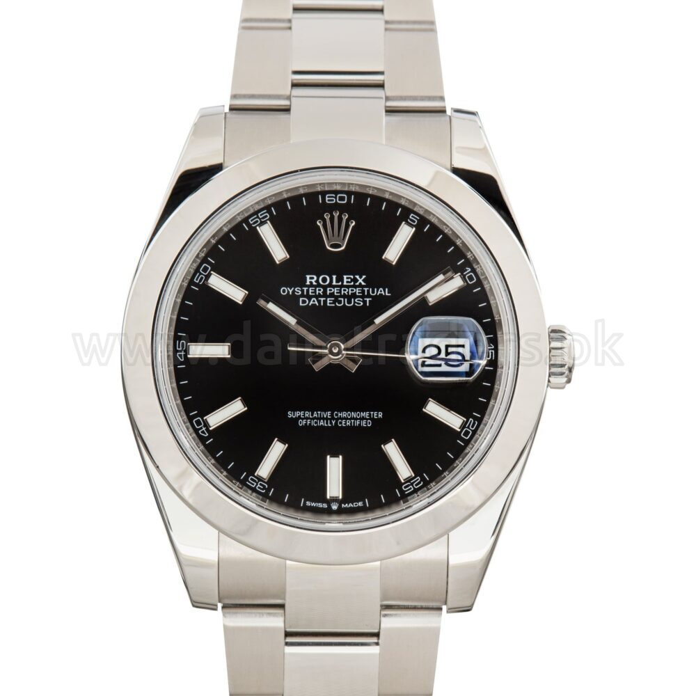 ROLEX Datejust 41 126300 Black Dial Steel Automatic Swiss Mens