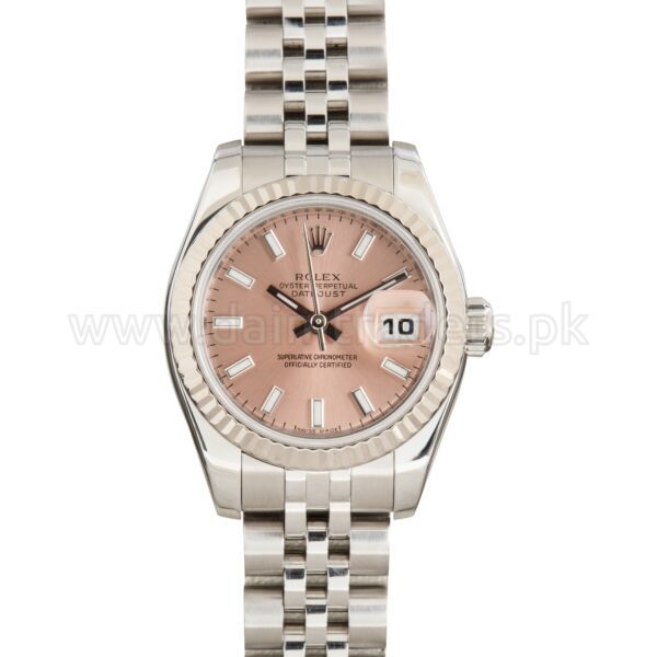 ROLEX Lady-Datejust 26 179174 Pink Dial Steel Automatic Swiss Ladies