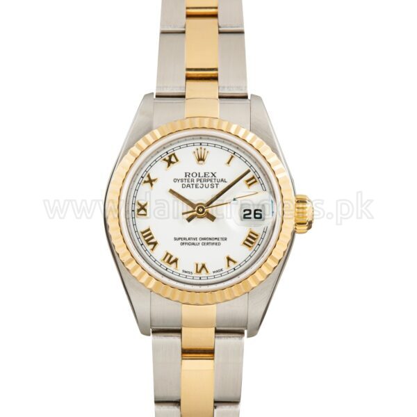 ROLEX Lady-Datejust 26 79173 White Dial Two-Tone Automatic Swiss Ladies
