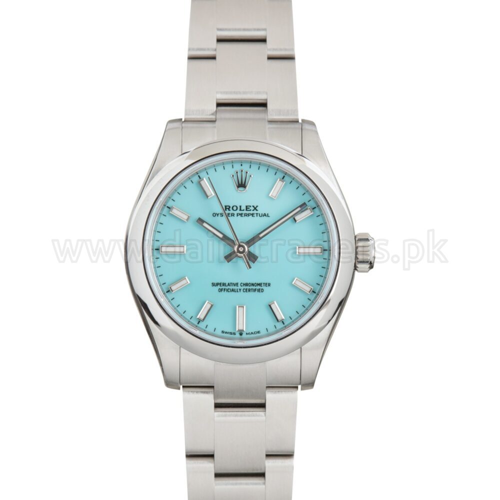 ROLEX Oyster Perpetual 31 277200 Turquoise Dial Steel Automatic Swiss Ladies