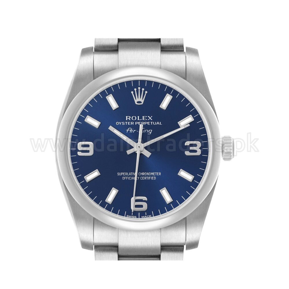 ROLEX Oyster Perpetual 34 114200 Blue Dial Steel Automatic Swiss Unisex