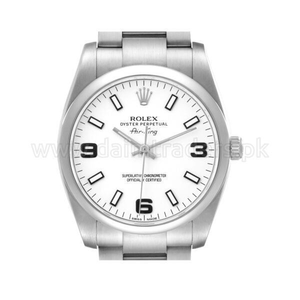 ROLEX Oyster Perpetual 34 114200 White Dial Steel Automatic Swiss Unisex