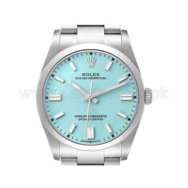 ROLEX Oyster Perpetual 36 126000 Turquoise Dial Steel Automatic Swiss Unisex