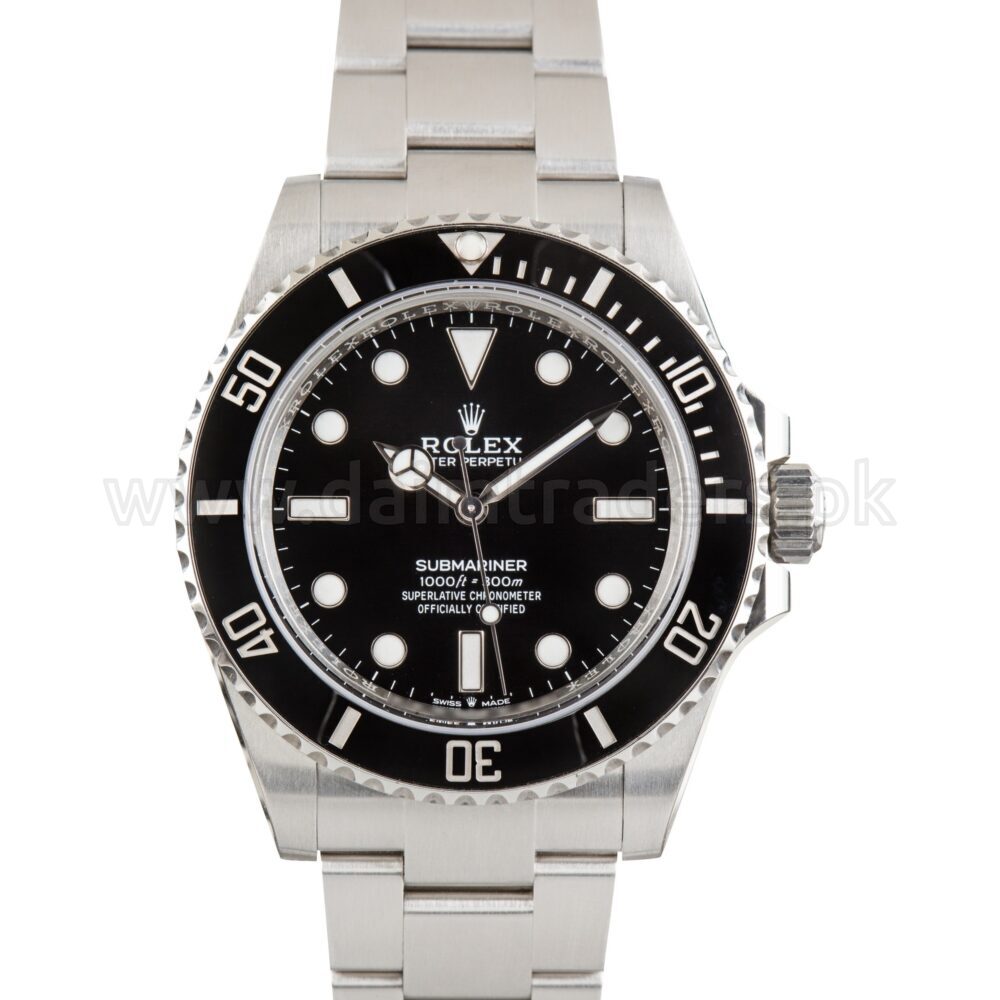 ROLEX Submariner No-Date 124060 Black Dial 41mm Steel Automatic Swiss Mens