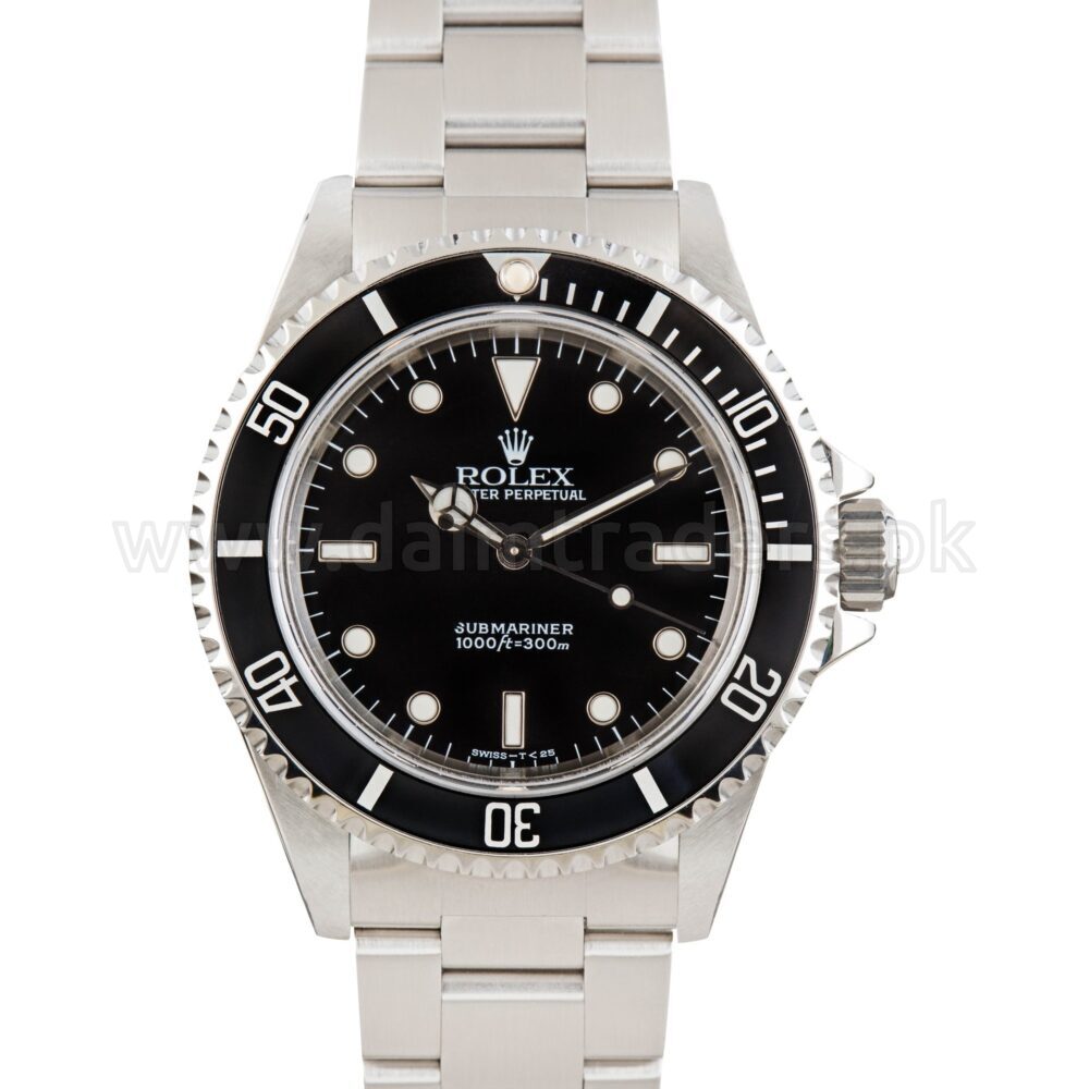 ROLEX Submariner No-Date 14060 Black Dial 40mm Steel Automatic Swiss Mens