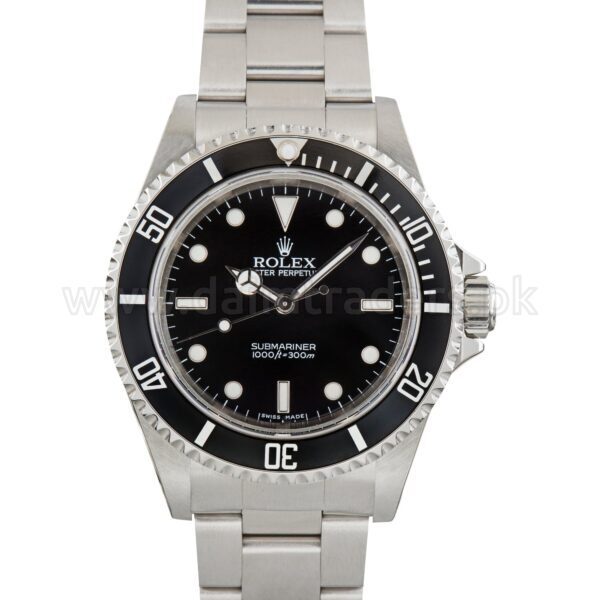 ROLEX Submariner No-Date 14060M Black Dial 40mm Steel Automatic Swiss Mens