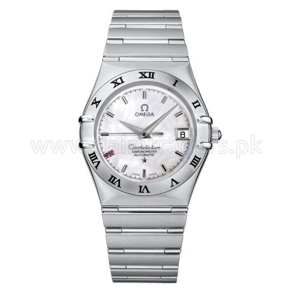 OMEGA Constellation 1516.76.00 Ruby MOP Swiss Mens