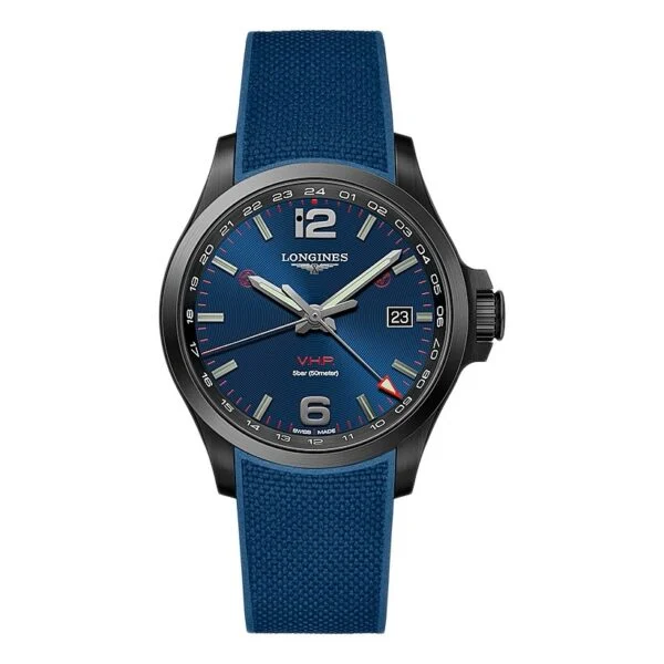 LONGINES VHP Dual Time GMT L3.728.2.96.9 Swiss Mens