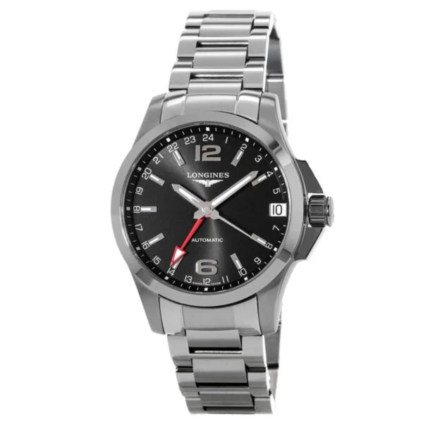 LONGINES Conquest Automatic GMT L3.687.4.56.6 Swiss Mens
