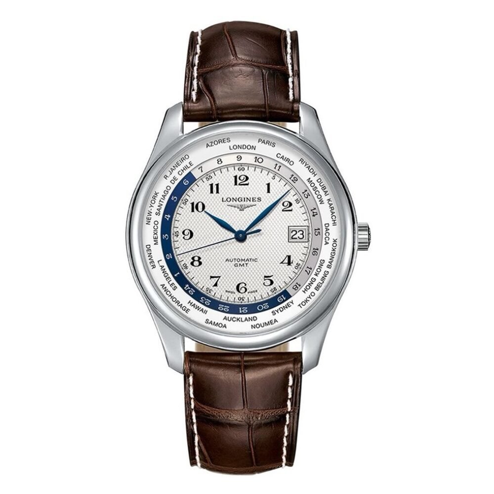 Longines Master Collection GMT World Timer L2.802.4.70.3 Swiss Mens