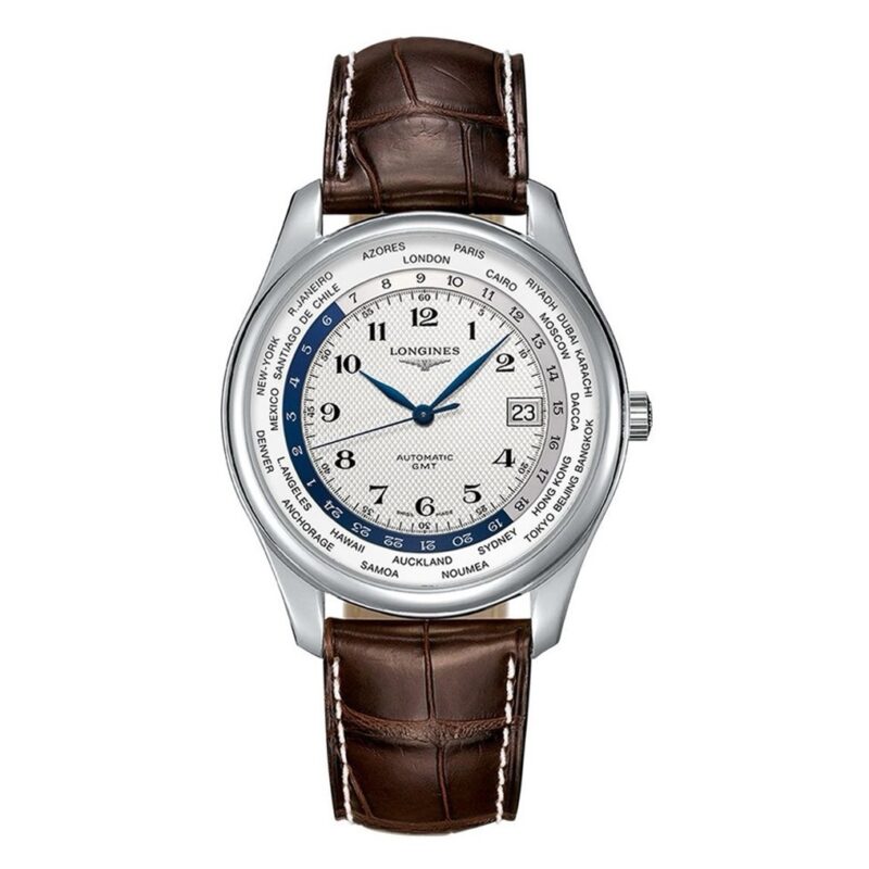 Longines Master Collection GMT World Timer L2.802.4.70.3 Swiss Mens