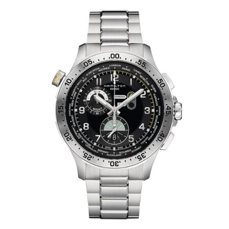 HAMILTON Khaki Aviation World timer H76714135 Quartz Swiss