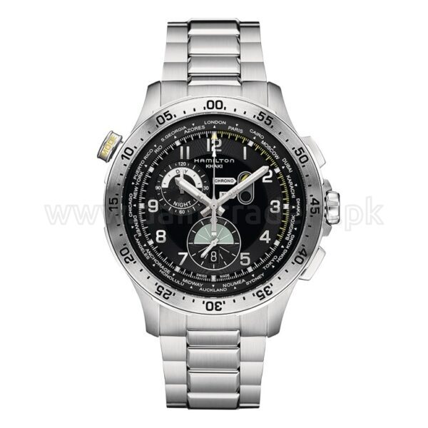HAMILTON Khaki Aviation World timer H76714135 Quartz Swiss