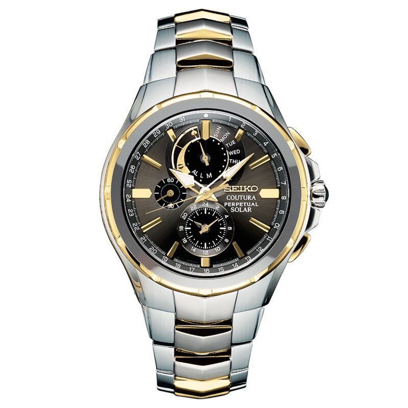 SEIKO Coutura SSC376 Japan Solar Quartz Mens