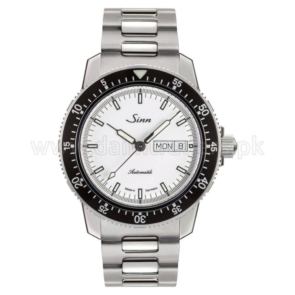 SINN 104 St Sa I W 104.012 White Dial 41mm Automatic German Mens