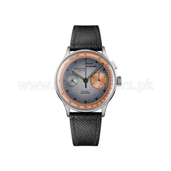 STUDIO UNDERD0G 03 Series Salm0n 03SAB Grey & Salmon Dial Hand-wound British Mens