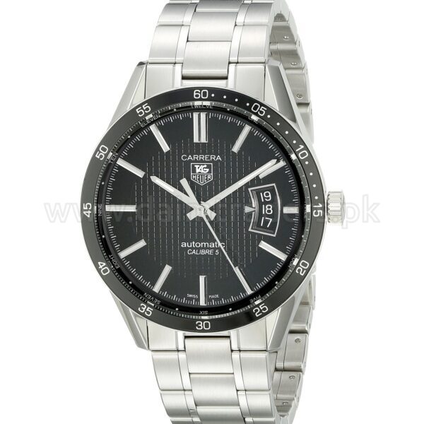 TAG Heuer Carrera Calibre 5 WV211M.BA0787 Black Dial Automatic Swiss Mens