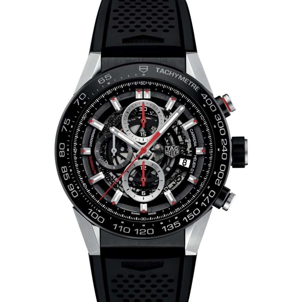 TAG Heuer Carrera Calibre Heuer 01 CAR2A1Z.FT6044 Skeleton Chronograph 45mm Automatic Swiss Mens